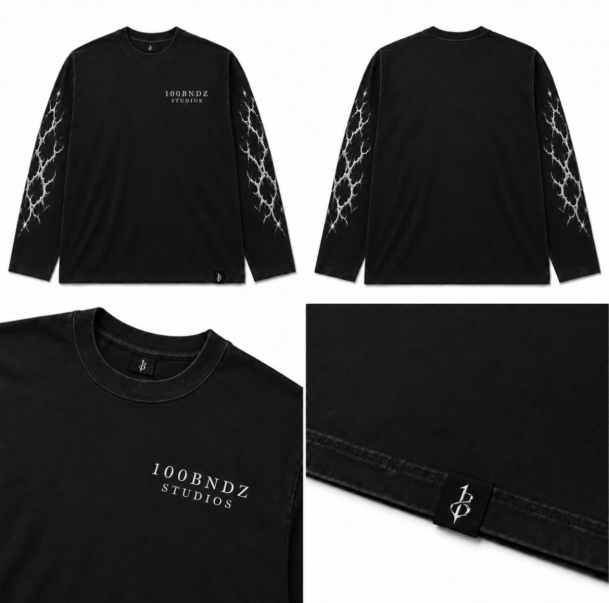 MIDNIGHT BLACK LONG SLEEVE