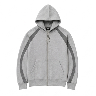 GREY STYLE HOODIE